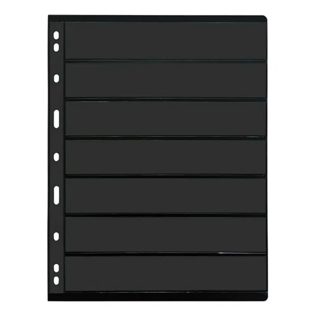 Hoja Clasificadora Estampillas Filatelia Importada 7 Filas
