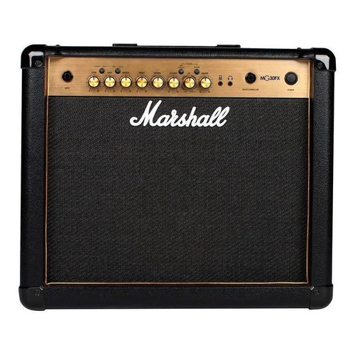 Amplificador Marshall MG Gold MG30GFX Transistor para guitarra de 30W color negro/oro