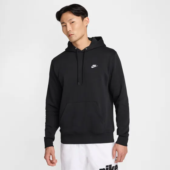 Polerón M Nk Club Bb Po Hoodie Negro Hombre