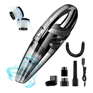 Aspiradora Inalámbrica Aiyinsmart 240w Portátil Auto Hogar Filtro Hepa Negro