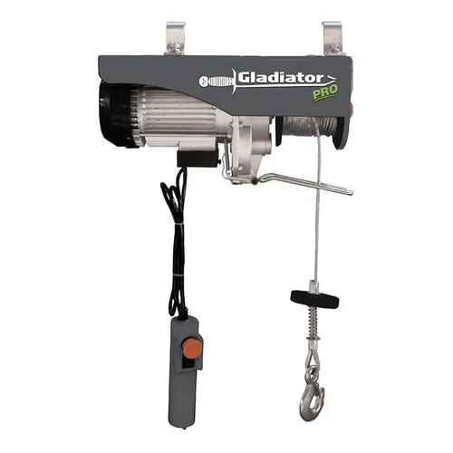 Aparejo Eléctrico 1050w 600k Gladiator Pro Ap8600/25 Color Negro