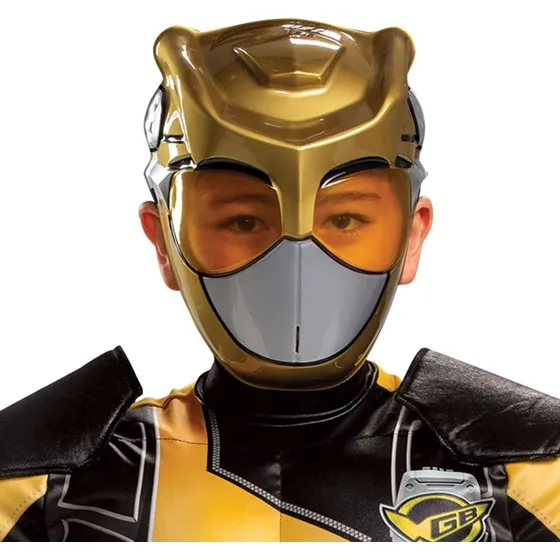 Traje De Ranger Dorado Para Niños, Disfraz De Power Ranger D