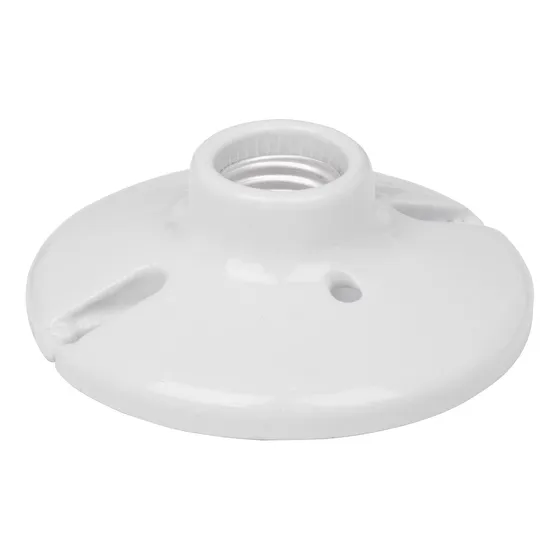 Socket Para Foco E26 Base Porcelana 4.5´ Pared Techo 46524