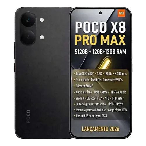 Apple iPhone 16 Pro Max (256 GB) - Titânio-preto - Distribuidor