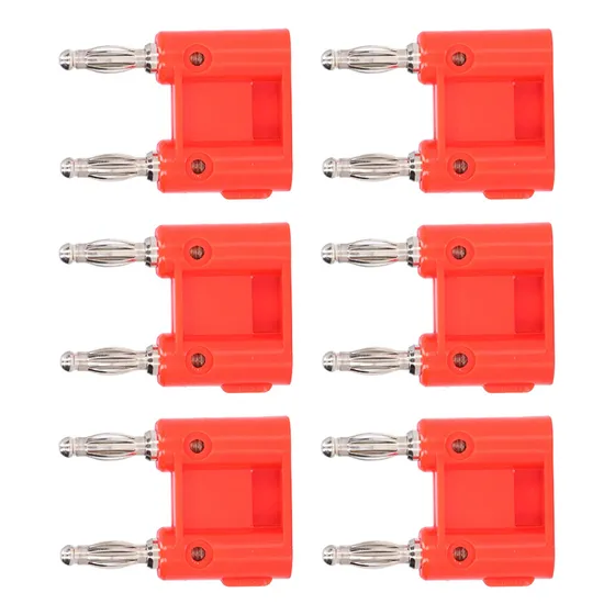 10pcs 2 Way Banana Plug Latão Pe Duplo Banana Soquete Para