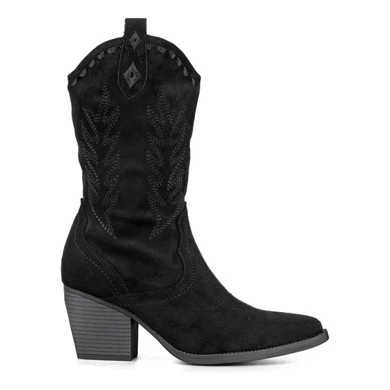 Botas Vaqueras De Moda Casual Zapatos Weide Mujer Cómodo