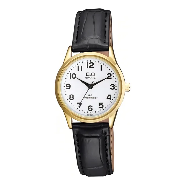 Reloj Q&q Dama Pulso Cuero 100% Original Ref: C215j104y