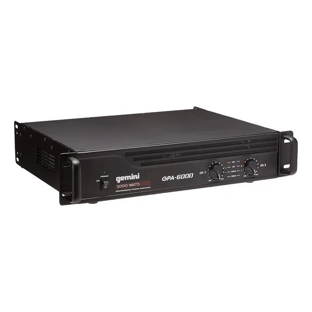 Amplificador De Potência Para Djs Profissionais Gemini Gp...