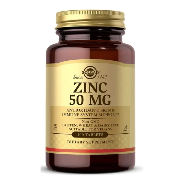 Zinc Premium 50mg 100 Capsulas Alta Potencia Inmunidad Z19