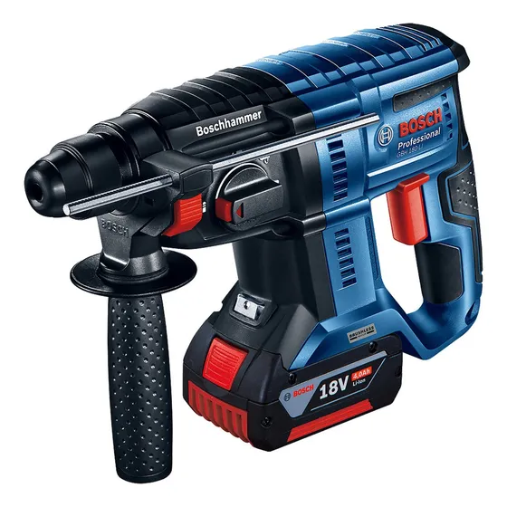 Rotomartillo Bosch GBH 180-LI 18V 2 baterías y maletín Color Azúl Frecuencia 0-1800