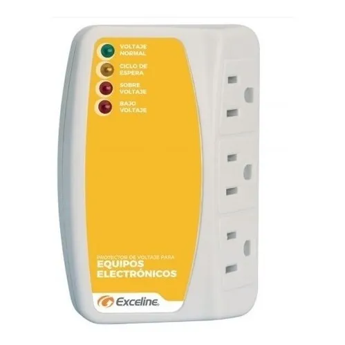 Protector De Voltaje Equipos Electrónicos 120v / Exceline