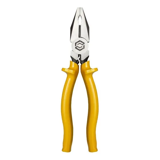Alicate eletricista universal amarelo isolado 1000 V 8 polegadas SATA