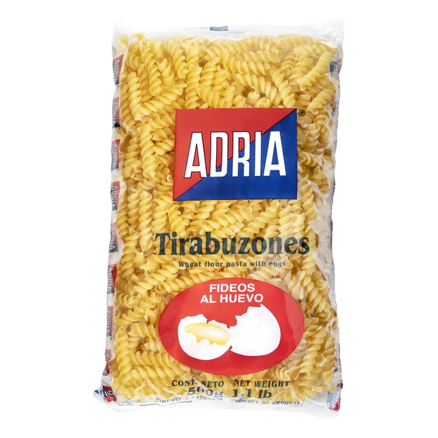 Fideos Al Huevo Tirabuzón Adria 500 Grs