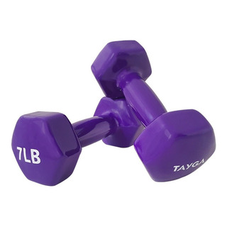 Par Mancuernas Hexagonal Vinil De 7 Lb Morada ( 3.17 Kg) Color Morado Par Mancuernas Hexagonal Vinil De 7 Lb Morada ( 3.17 Kg) Color Morado