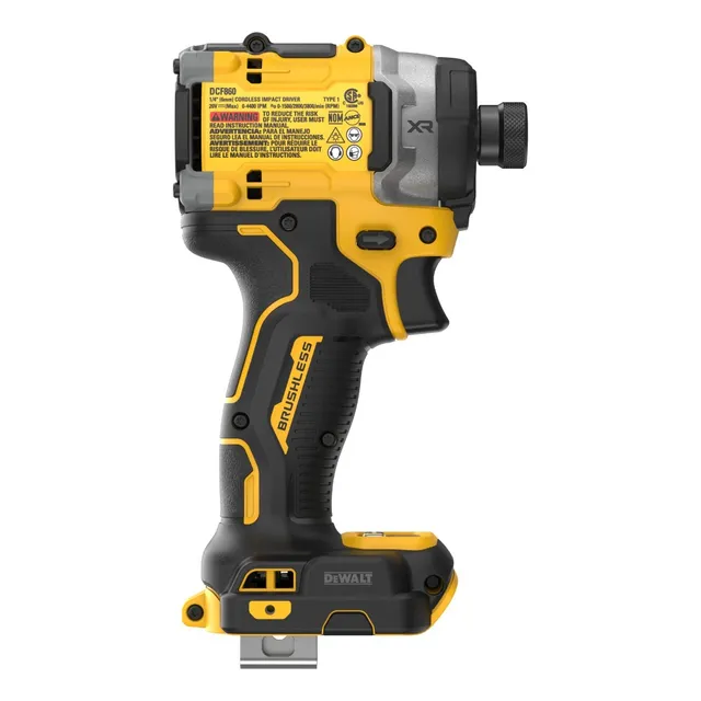 Atornillador de impacto de 1/4" inalámbrico DEWALT DCF860B