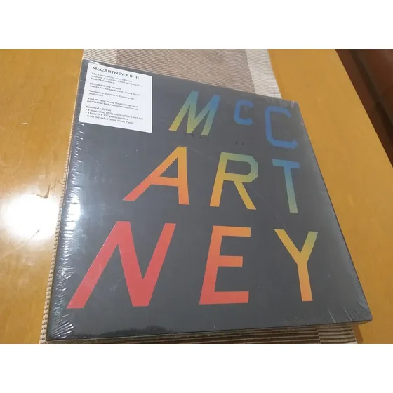 Paul Mccartney - 1 / 2 / 3 ( Box 3 Lps/vinil Preto/lacrado )