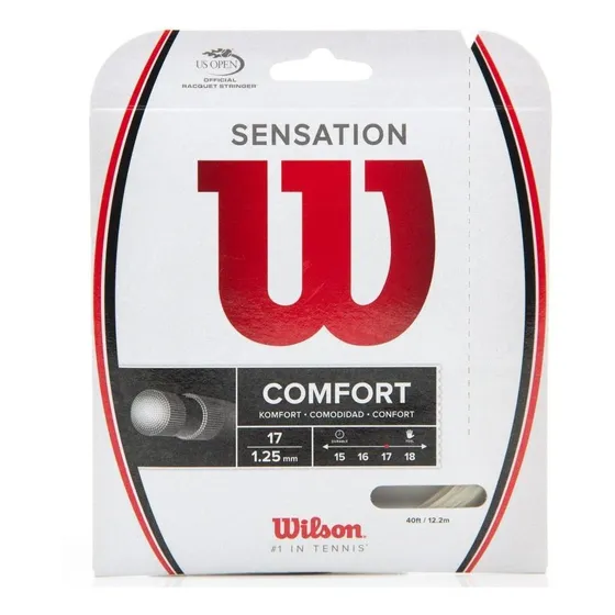 Corda Wilson Sensation 17l 1.25mm Branca - Set Individual