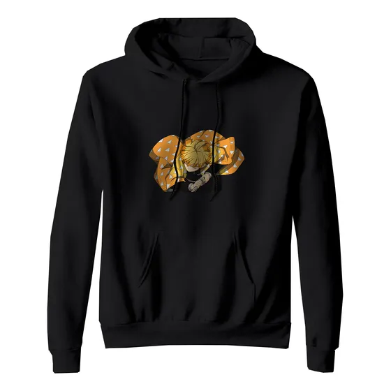 Sudadera Zenitsu Agatsuma Espada Demon Slayer Anime Capa