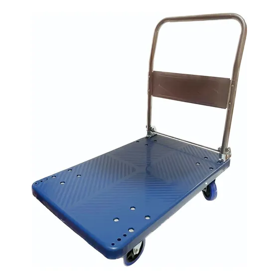 Carro De Carga Plegable Manual Yegua 300kg 4 Ruedas Multiuso