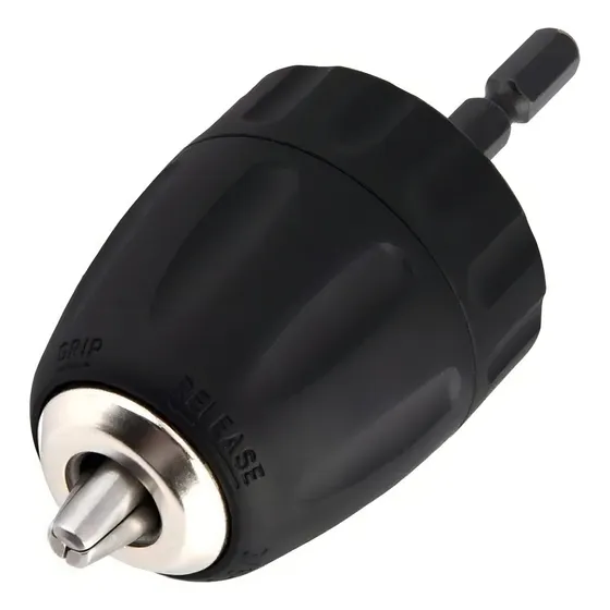 Mandril de 10MM CON ADAPTADOR HEXGONAL DE 1/4'' PARA USO EN ATORNILLADORES ELÉCTRICOS Guiller® RANGO DE USO 0.8 A 10 MM