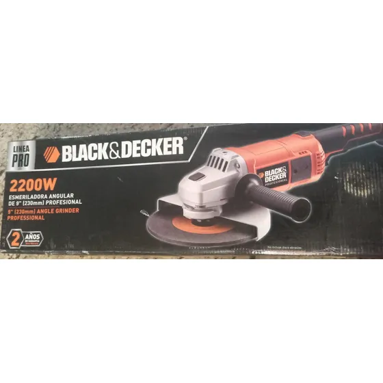 Esmeril Angular   9  Black And Decker. Nuevo