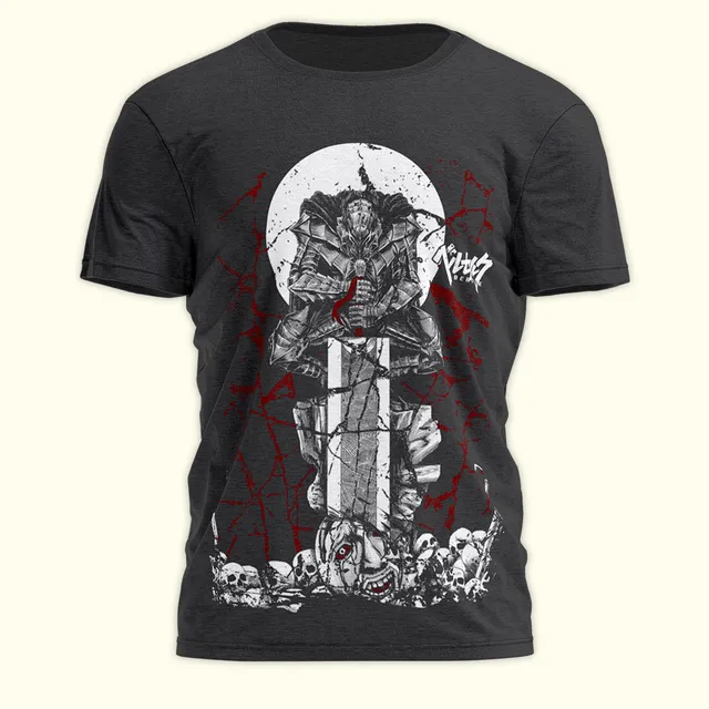 Remera Anime Berserk Griffith Guts Beherit