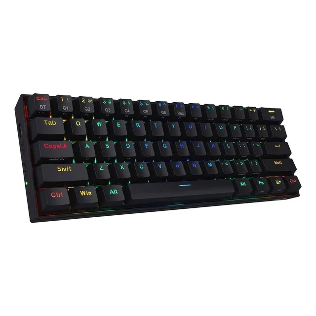 Teclado Redragon K530 Pro Draconic, Rgb Negro, Switch Marrón
