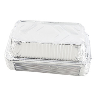 Plato De Barbacoa Rectangular De Aluminio, 20 Unidades, 670 Plato De Barbacoa Rectangular De Aluminio, 20 Unidades, 670