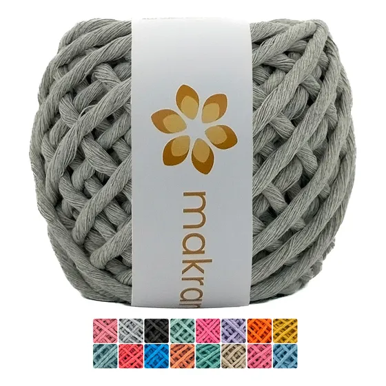 Makrama Hilaza De Algodón Macramé Mini 4mm 150g Colores