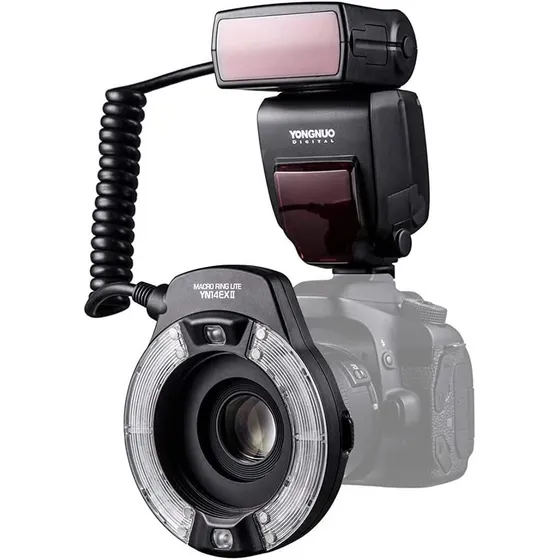 Macro Ring Flash Speedlite Yongnuo Yn-14ex Ii Para Canon
