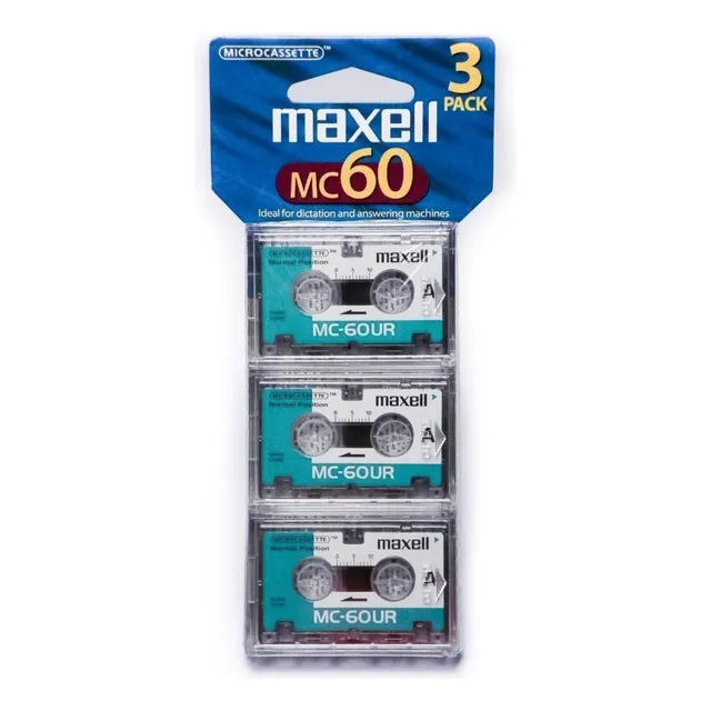 Microcassette Maxell Pack 3und