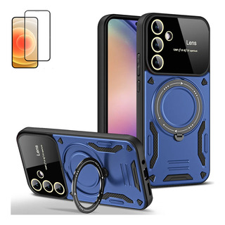 Funda Para Samsung A 0 2 3 4 5 G Anillo De Escudo+mica Funda Para Samsung A 0 2 3 4 5 G Anillo De Escudo+mica