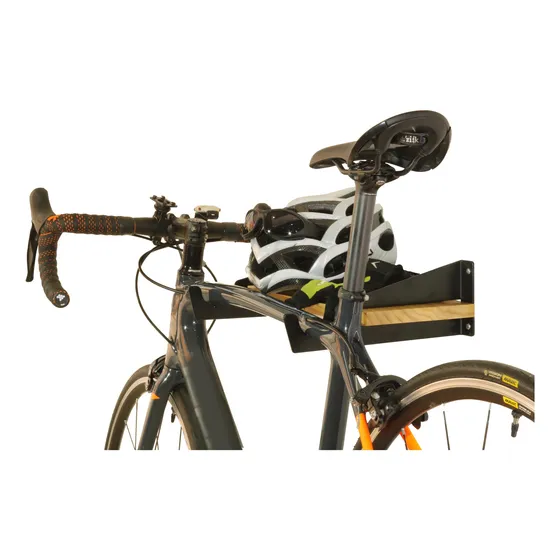 Colgador Para Bicicleta En Madera Y Acero Elegante