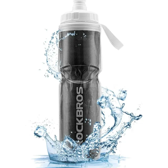 Termo O Botella De Agua Termico Rockbros Ciclimos 750ml Negr