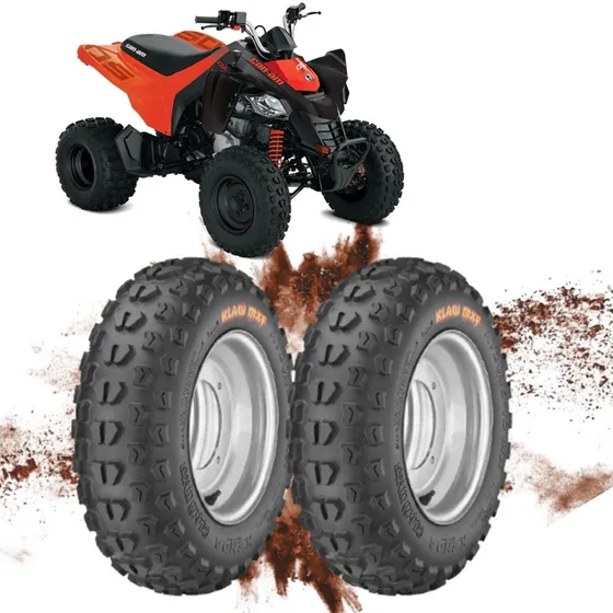 Par Pneu Kenda 22x7-10  Dianteira Original Can-am Ds 250