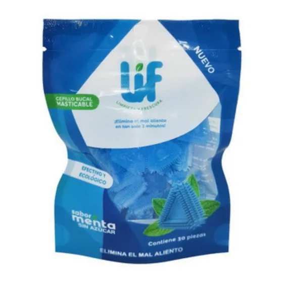 Lif Limpieza Y Frescura Cepillo Bucal Masticable  30pz