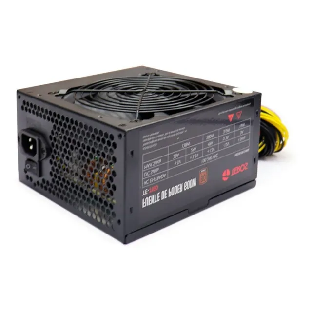 Fuente de poder para PC Teros TE7160 600W negra