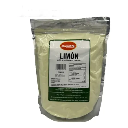 Jugo De Limón Polvo Sin Añadidos 1 Kilogramo