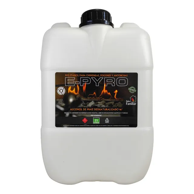 Bioetanol Para Chimeneas E-pyro 25lt Desnaturalizado 96° Eco