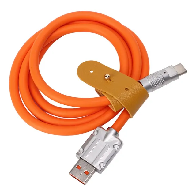 Cable Super Carga Rapida 6a Tipo C 1 Metro De Largo 120w