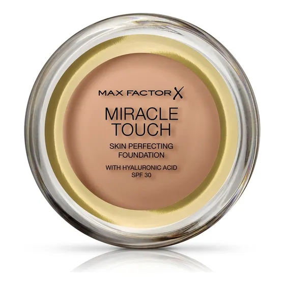 Base de maquillaje en cremoso Max Factor Miracle Touch tono 080 bronze - 11.5g