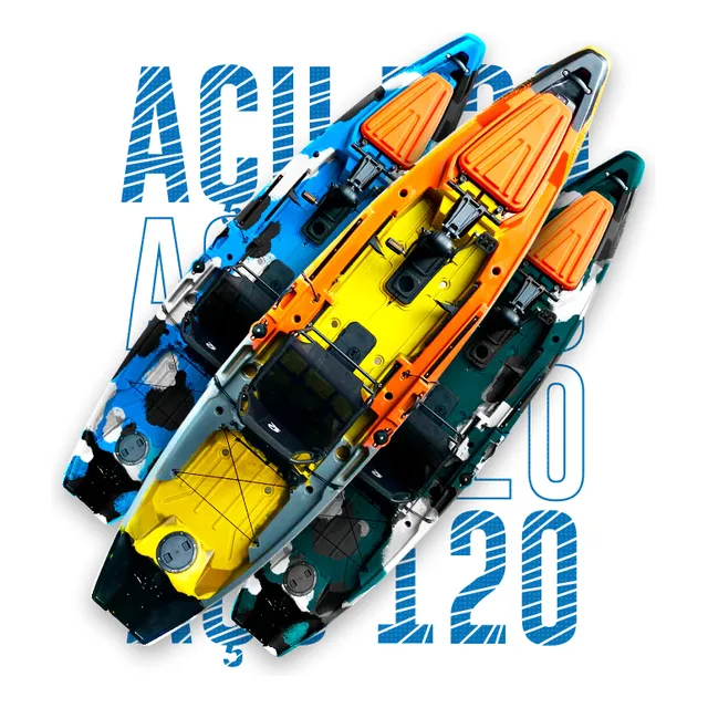 Kayak De Pesca, Modelo Açu 120 Hidro2eko, Nuevos Y Usados.