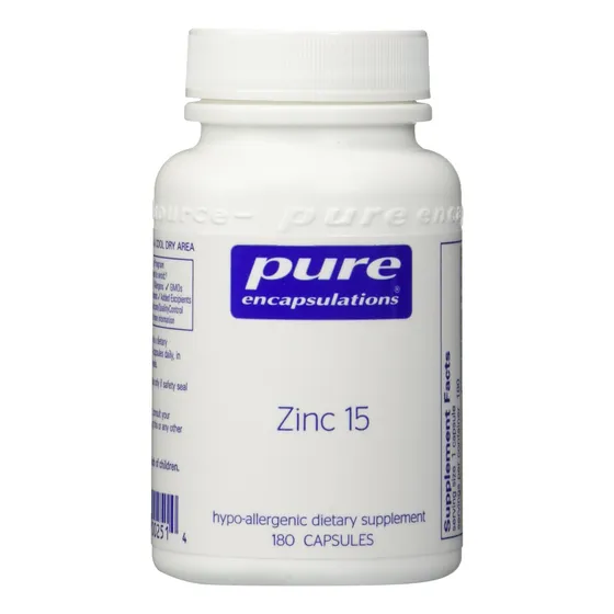 Suplemento Pure Encapsulations Zinc 15 Mg De Picolinato De Z