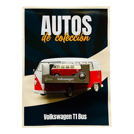 Autos De Coleccion N° 8 Volkswagen T1 Bus Escala 1/60 Welly
