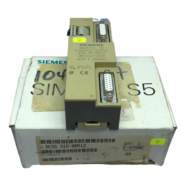 Siemens 6es5 316-8ma12 Simatic Mod Interfaz 6es5316-8ma12 2