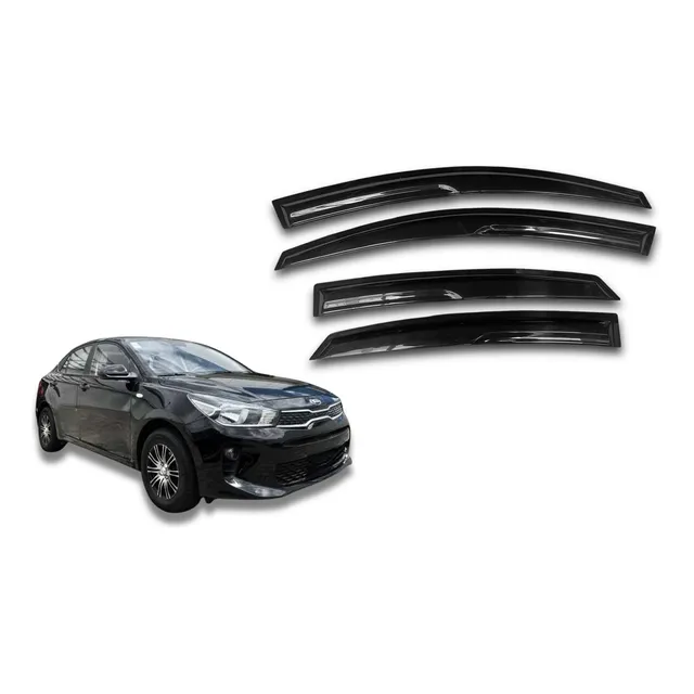 Cubrelluvias Para Kia Rio 2018-2021 Negros Tirorex