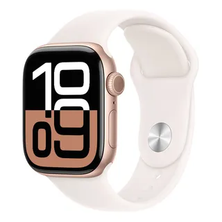 Apple Watch Series 10 Gps Caixa Cor De Ouro Rosa De AlumĂnio 42 Mm Pulseira Esportiva Blush-clara P/m Apple Watch Series 10 Gps Caixa Cor De Ouro Rosa De AlumĂnio 42 Mm Pulseira Esportiva Blush-clara P/m