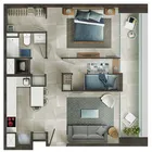 2 dormitorios  |  1 baño