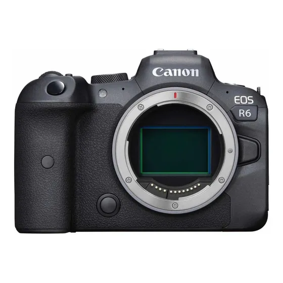 Canon EOS R R6 mirrorless cor preto