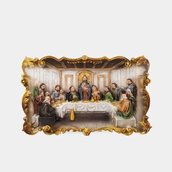 Cuadro Navideño De 14 X 23 Cm Diseño La Ultima Cena
